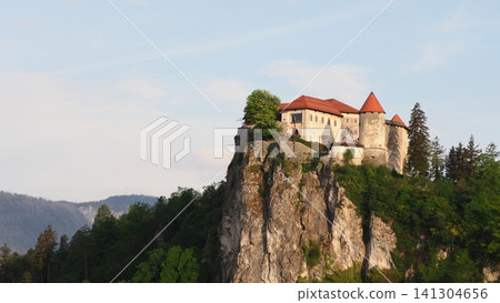 Slovenia, Lake Bled, Bled Castle Slovenia, Lake Bled, Bled Castle 141304656