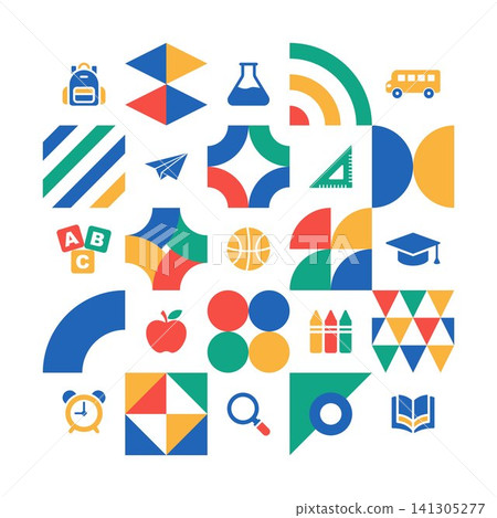 back to school background geometric back to school background geometric 141305277