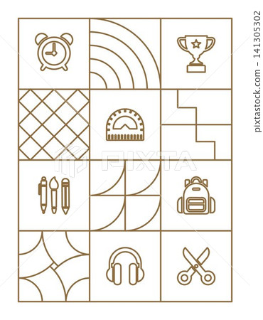 back to school kids geometric shapes outlines back to school kids geometric shapes outlines 141305302
