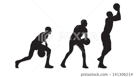 Basketball vector player 141306214