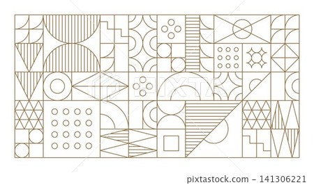 Geometric Abstract Art Light Geometric Abstract Art Light 141306221