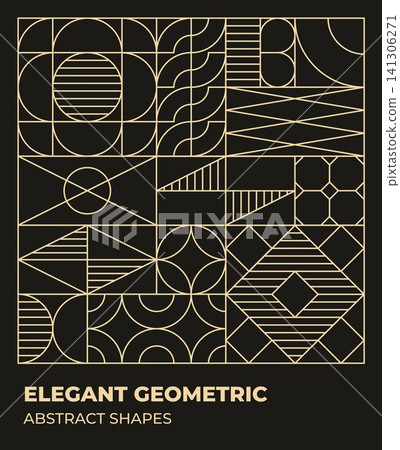 Abstract Art Deco Luxury Nouveau Abstract Art Deco Luxury Nouveau 141306271