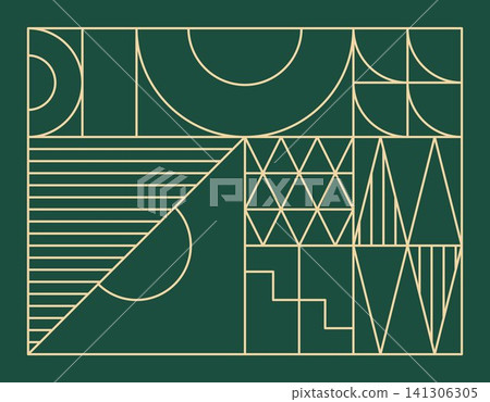 Jolly Holiday Design geometric lines Jolly Holiday Design geometric lines 141306305