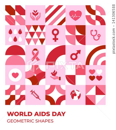 Aids hiv day awareness geometric Aids hiv day awareness geometric 141306588