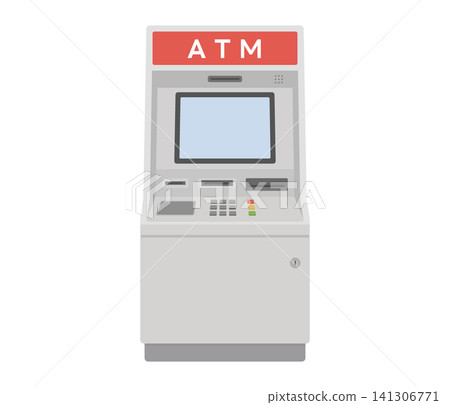 ATM, flat illustration ATM, flat illustration 141306771