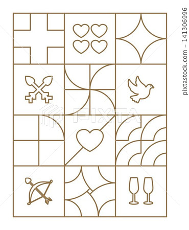 Elegant Luxury Love Lines Outlines Elegant Luxury Love Lines Outlines 141306996