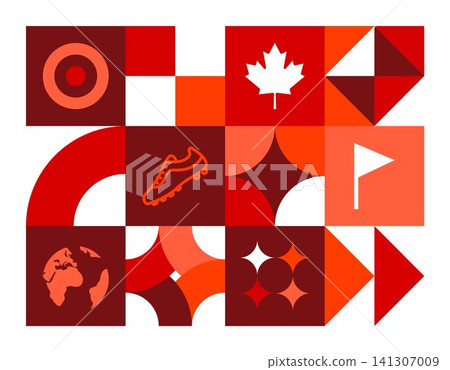 Minimalist Football Cup Geometric Design Minimalist Football Cup Geometric Design 141307009