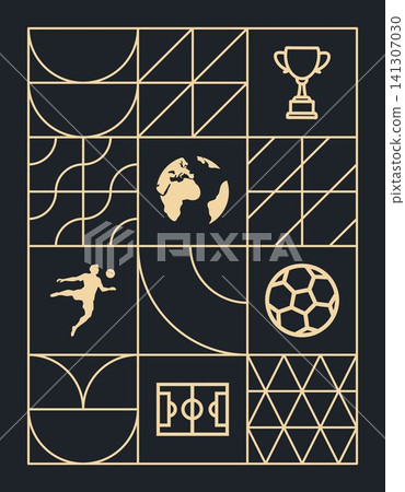 Blue Minimal Soccer Tournament Outlines Blue Minimal Soccer Tournament Outlines 141307030