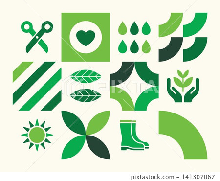 Minimalist Gardening Agriculture Vector Design Minimalist Gardening Agriculture Vector Design 141307067