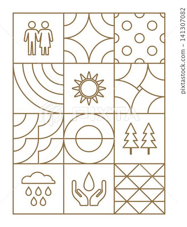 Abstract Outlines Minimal Life Design Abstract Outlines Minimal Life Design 141307082