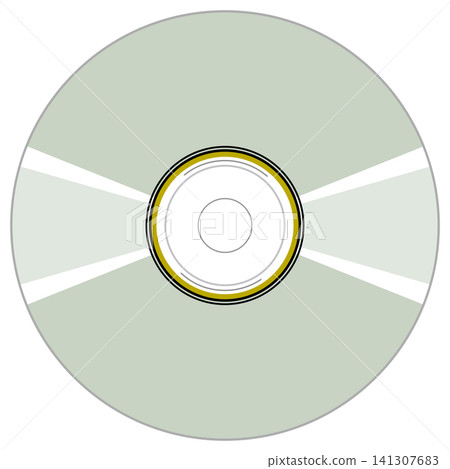 Vector illustration of a retro CD-ROM disc, data storage and media icon symbol, 90s technology graphic, isolated cutout on transparent background design element for computer, PC, and digital media. Vector illustration of a retro CD-ROM disc, data storage and media icon symbol, 90s technology graphic, isolated cutout on transparent background design element for computer, PC, and digital media. 141307683