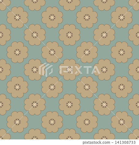 simple cute pattern with small flowers 141308733