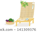 A summer scene on a veranda with summer vegetables. 141309376