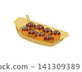 An illustration of delicious-looking takoyaki 141309389