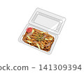 Fried noodles in a pack 141309394