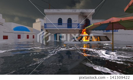 Submerged city Submerged city 141309422