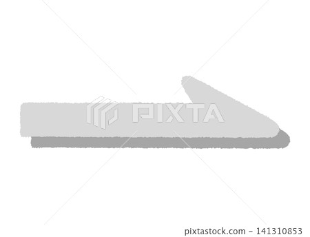 A rightward-pointing arrow (with a shadow) that looks like it was drawn with crayons. A rightward-pointing arrow (with a shadow) that looks like it was drawn with crayons. 141310853