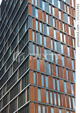 Modern Brama Miasta office building facade in Lodz Poland Modern Brama Miasta office building facade in Lodz Poland 141311463