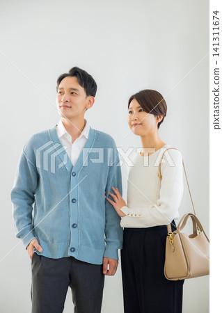 couple staring at each other couple staring at each other 141311674
