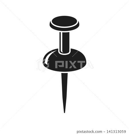 Pin maps icon in flat style. Gps navigation vector illustration on isolated background. Location services sign business concept. Pin maps icon in flat style. Gps navigation vector illustration on isolated background. Location services sign business concept. 141313059