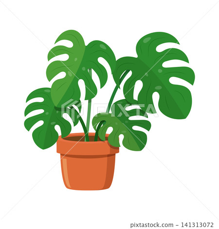 Plant flower icon in flat style. Sprout leaf vector illustration on isolated background. Greenery decoration sign business concept. Plant flower icon in flat style. Sprout leaf vector illustration on isolated background. Greenery decoration sign business concept. 141313072