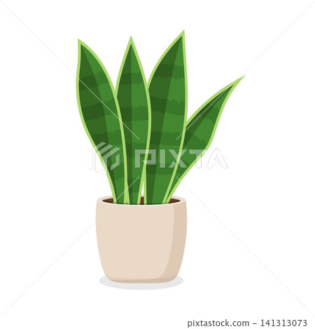 Plant flower icon in flat style. Sprout leaf vector illustration on isolated background. Greenery decoration sign business concept. Plant flower icon in flat style. Sprout leaf vector illustration on isolated background. Greenery decoration sign business concept. 141313073