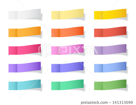 Paper notes icon set collection in flat style. Notebook with clip vector illustration on isolated background. Blank sticker sign business concept. Paper notes icon set collection in flat style. Notebook with clip vector illustration on isolated background. Blank sticker sign business concept. 141313099