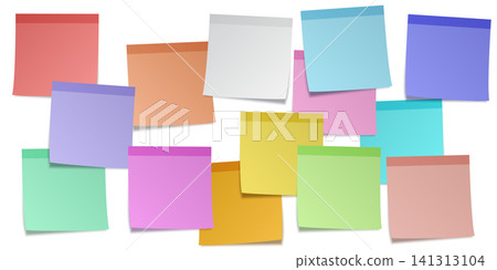 Paper notes icon in flat style. Notebook with clip vector illustration on isolated background. Blank sticker sign business concept. Paper notes icon in flat style. Notebook with clip vector illustration on isolated background. Blank sticker sign business concept. 141313104