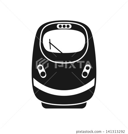 Modern speed train icon in flat style. Railroad transport vector illustration on isolated background. Locomotive sign business concept. Modern speed train icon in flat style. Railroad transport vector illustration on isolated background. Locomotive sign business concept. 141313292