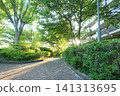 A streetscape with apartment buildings around Yokohama Ryokuen-toshi Station. 141313695