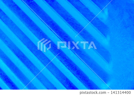 Metal background steel corrugated blue texture pattern metallic wall sheet iron surface fence abstract structure backdrop 141314400