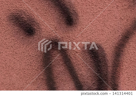 Paint black brush stroke pattern abstract brown wall design background cement Paint black brush stroke pattern abstract brown wall design background cement 141314401