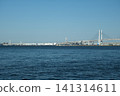 Yokohama Bay Bridge visible in the distance - Spring 141314611