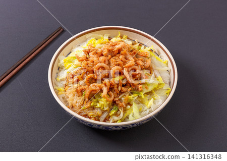 steamed Baby Cabbage with Glass Noodles and Savory Dried Shrimps steamed Baby Cabbage with Glass Noodles and Savory Dried Shrimps 141316348