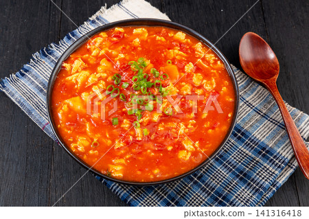 traditional Chinese Stir Fried Tomato and Scrambled Eggs Classic Homestyle Dish traditional Chinese Stir Fried Tomato and Scrambled Eggs Classic Homestyle Dish 141316418