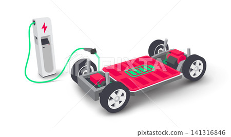 Electric car platform board scheme with charging battery inside underbody chassis module pack. Electric car platform board scheme with charging battery inside underbody chassis module pack. 141316846