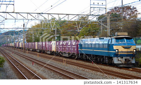 Freight train at Ninomiya 141317634