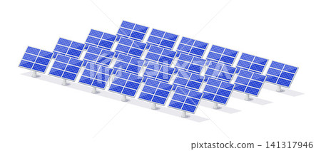 Solar photovoltaic power plant station generator Solar photovoltaic power plant station generator 141317946