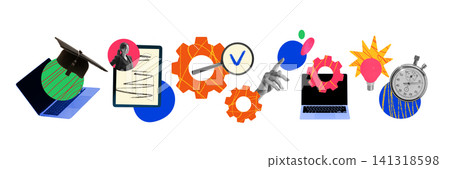 Digital certification, online assessment and professional skills validation in modern education. 141318598
