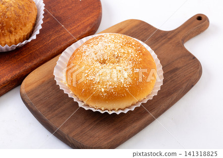 sweet apple cream cheese bread soft yeast bun pastry with streusel topping sweet apple cream cheese bread soft yeast bun pastry with streusel topping 141318825