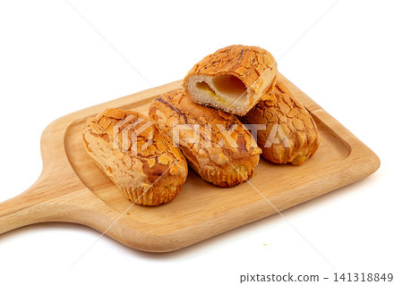 soft brioche bread buns with sweet pineapple chunks filling pineapple pastry soft brioche bread buns with sweet pineapple chunks filling pineapple pastry 141318849