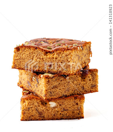 traditional Chinese jujube cake slices topped with mixed nuts and seeds traditional Chinese jujube cake slices topped with mixed nuts and seeds 141318923