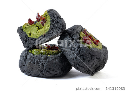 activated charcoal black scone with matcha cranberry and cream cheese activated charcoal black scone with matcha cranberry and cream cheese 141319083