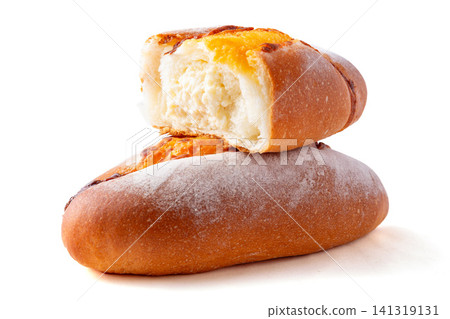 euro style bread loaf with sweet durian fruit cream filling euro style bread loaf with sweet durian fruit cream filling 141319131