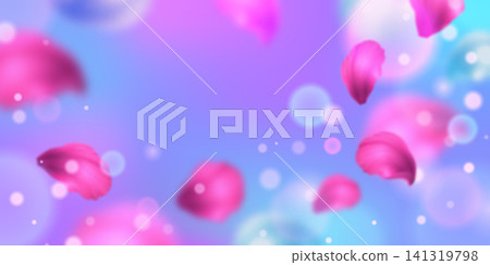 Spring sakura flower blossoms blurred background Spring sakura flower blossoms blurred background 141319798