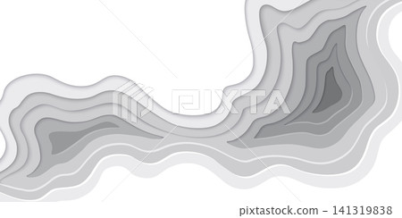 Origami map design for ocean or mountain landscape Origami map design for ocean or mountain landscape 141319838