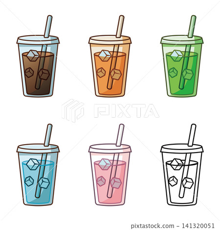 多彩飲料插畫 141320051