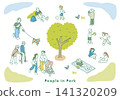 People in a park (vector illustration) People in a park (vector illustration) 141320209
