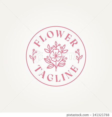 minimalist beauty botanical floral line art label logo badge vector illustration design. simple modern beauty salon, boutique, florist logo concept minimalist beauty botanical floral line art label logo badge vector illustration design. simple modern beauty salon, boutique, florist logo concept 141321788