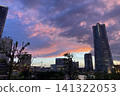 The Landmark Tower floating in the evening sky 141322053